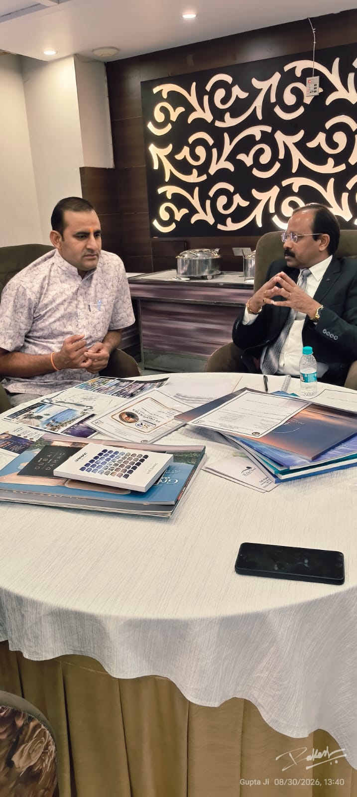 Attendees at the Dehradun investment expo