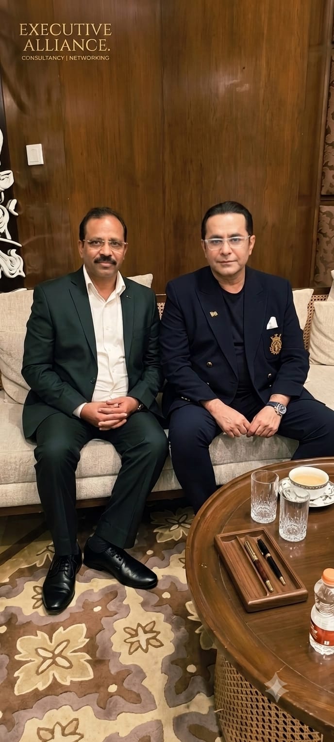 Rakesh Gupta with Mr. Rizwan Sajan at Executive Alliance