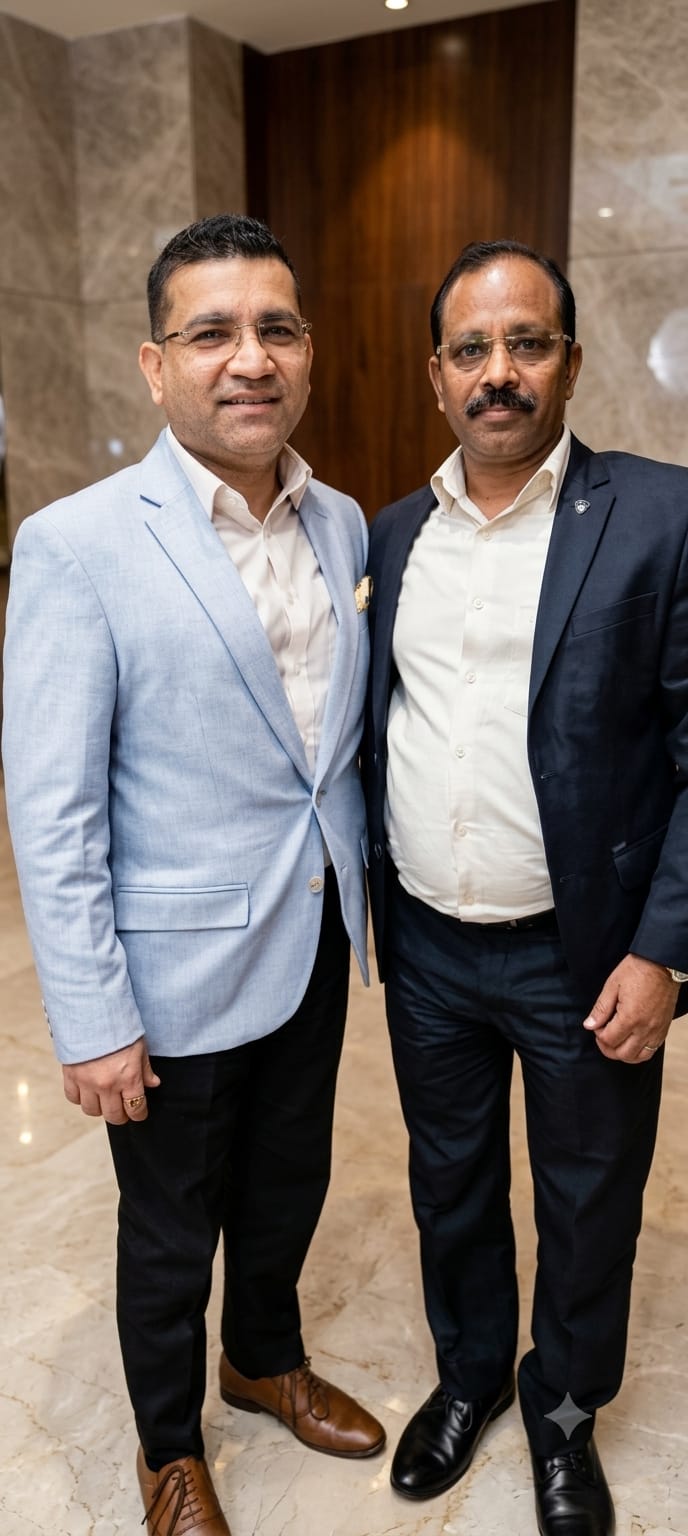 Rakesh Gupta with Mr. Shubhojit, Vice President Danube Properties